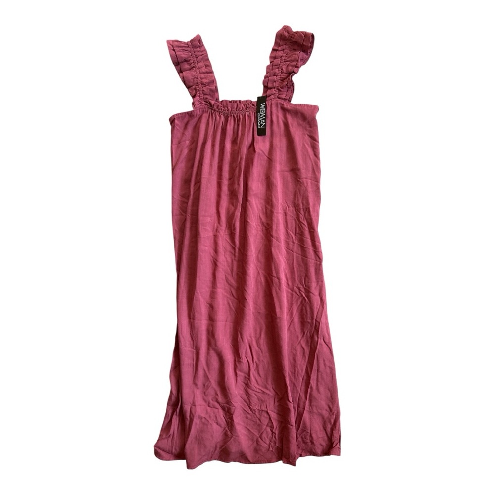 NWT Mauve / Dusty Pink Ruffled Maxi Dress